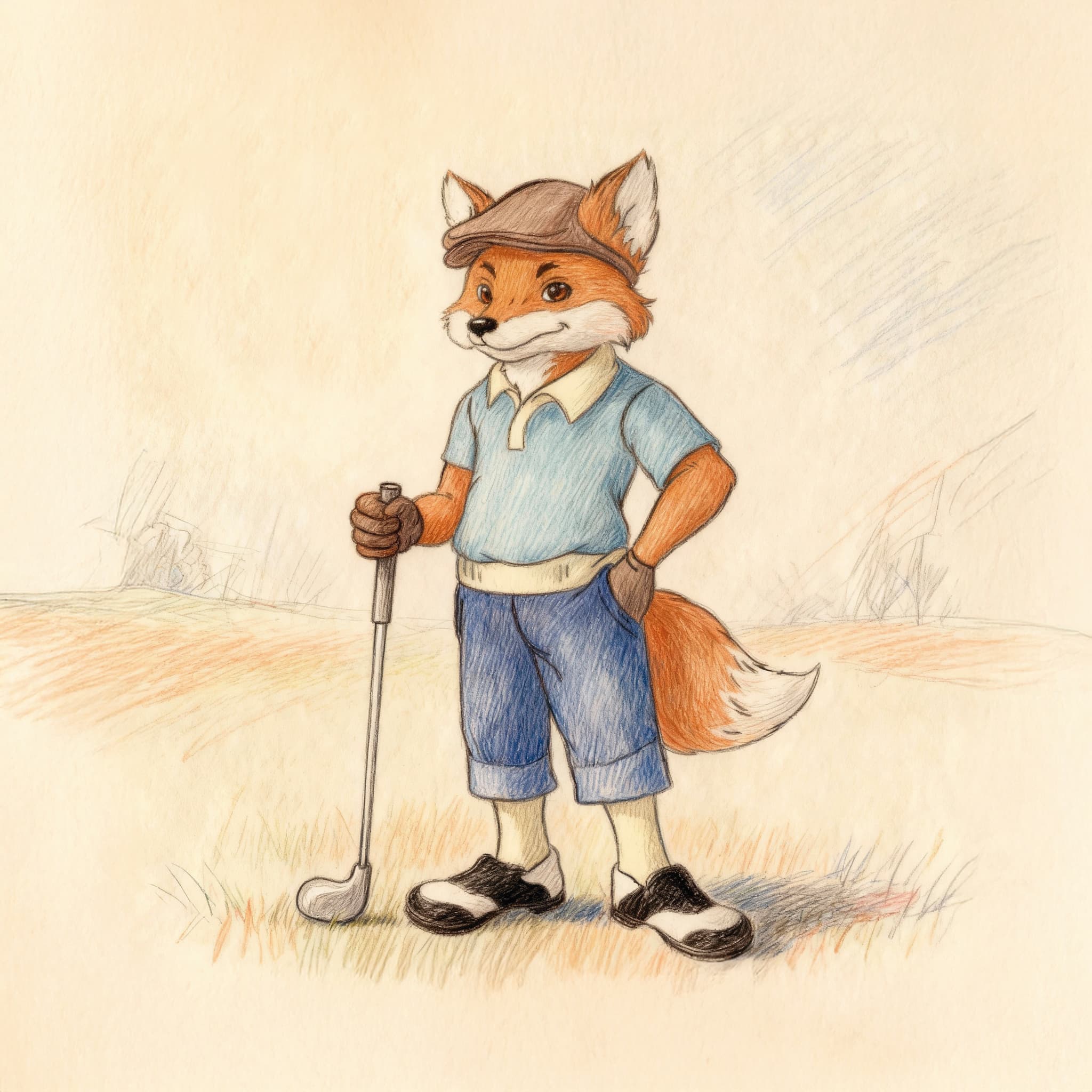 Golfer character